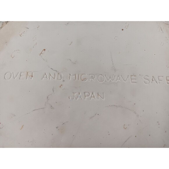 Quiche Pan Pink Ceramic Stoneware 10" Made in Japan - Picture 4 of 6